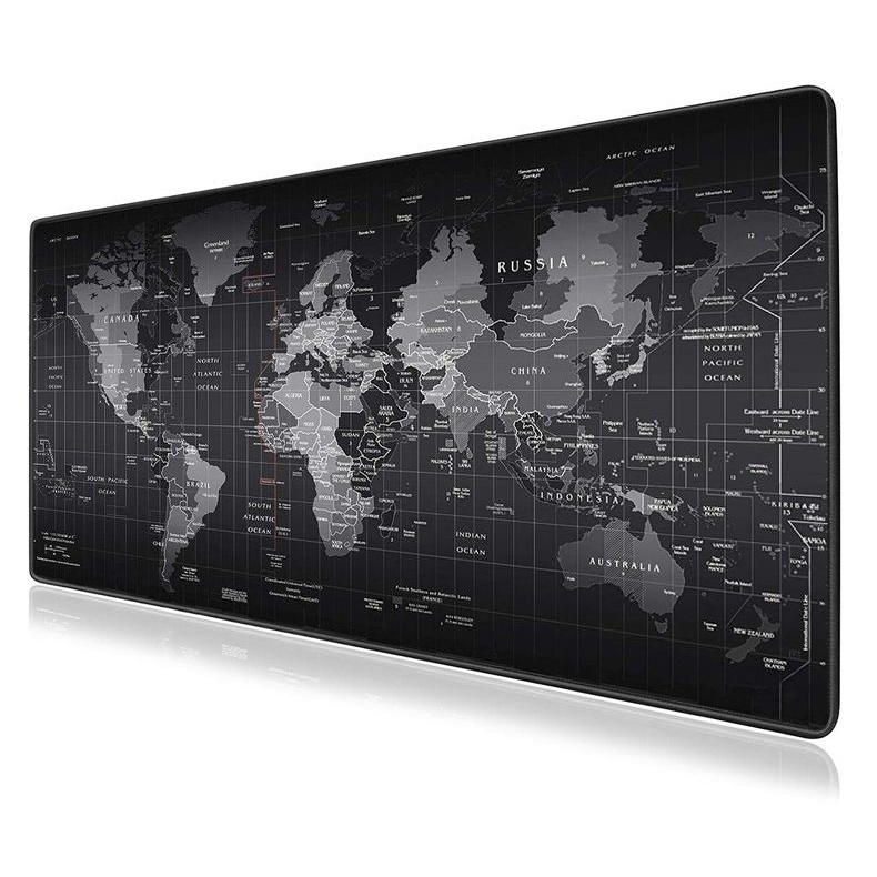 Mouse Pad Extra Grande Gamer Speed Estampado Desk Pad Mousepad Mundi Mapa do Mundo