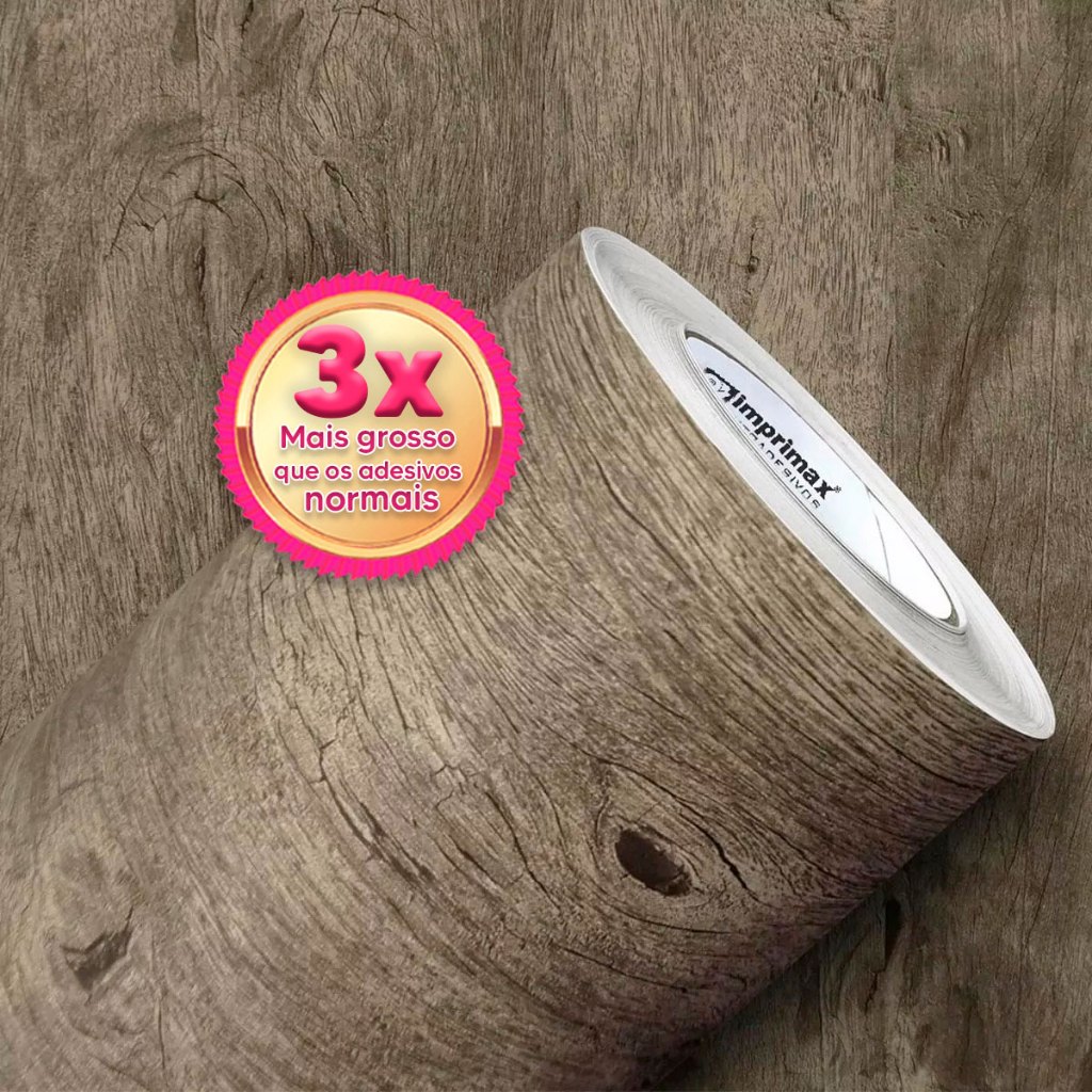 Adesivo Envelopamento Móveis Amadeirado Texturizado para Chão Piso Quarto Sala 4mX60cm em Oferta na Shopee