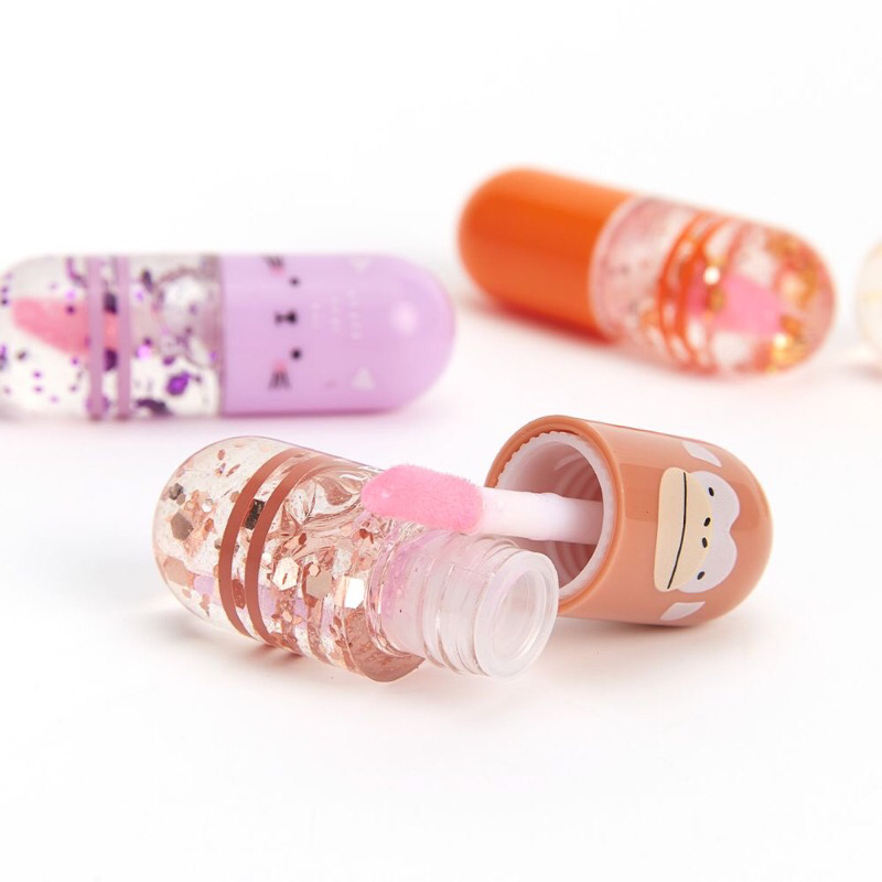 Kit 3 Batom Lip Gloss Hidratante Mundo Animal - Vivai em Oferta na Shopee