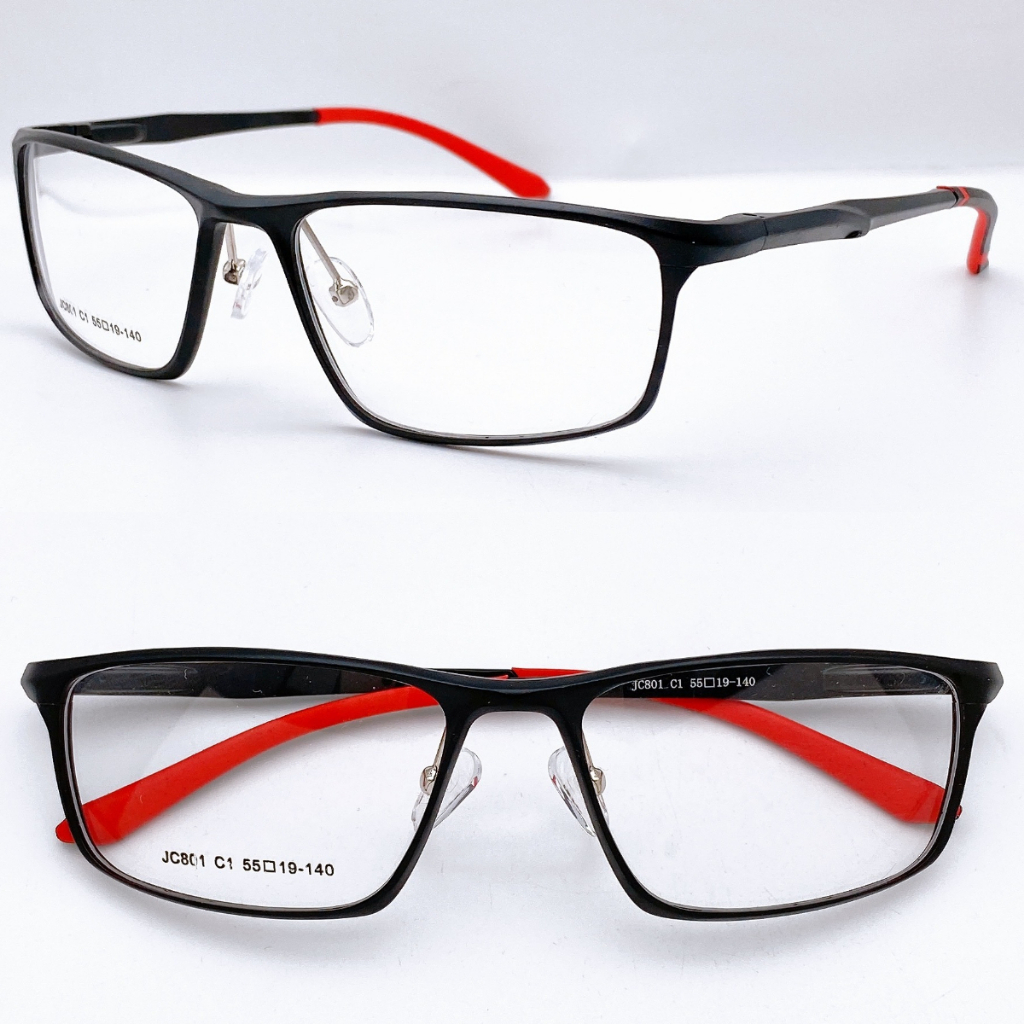 Armação De Óculos Masculino Alumínio Quadrado De Qualidade e Resistente em Oferta na Shopee