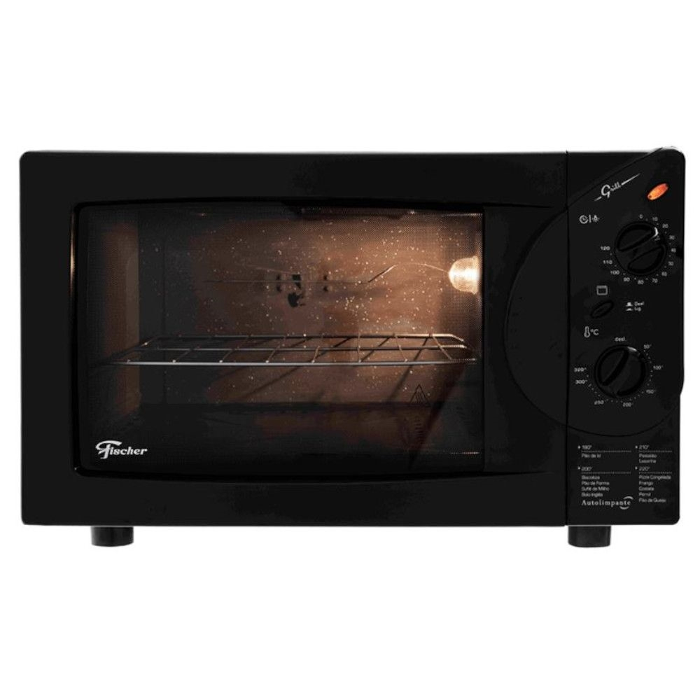 Forno Elétrico de Bancada Fischer Grill 44L G II Preto 220V