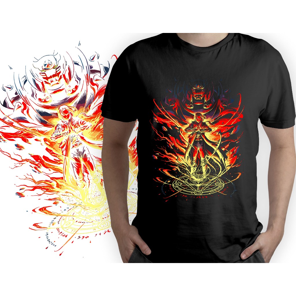 Camisa Fullmetal Alchemist Edward elric alphonse elric geek nerd anime T-shit