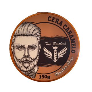 Cera Modeladora Cabelo e Barba Caramelo Anti-Frizz 150g Two Brothers em Oferta na Shopee