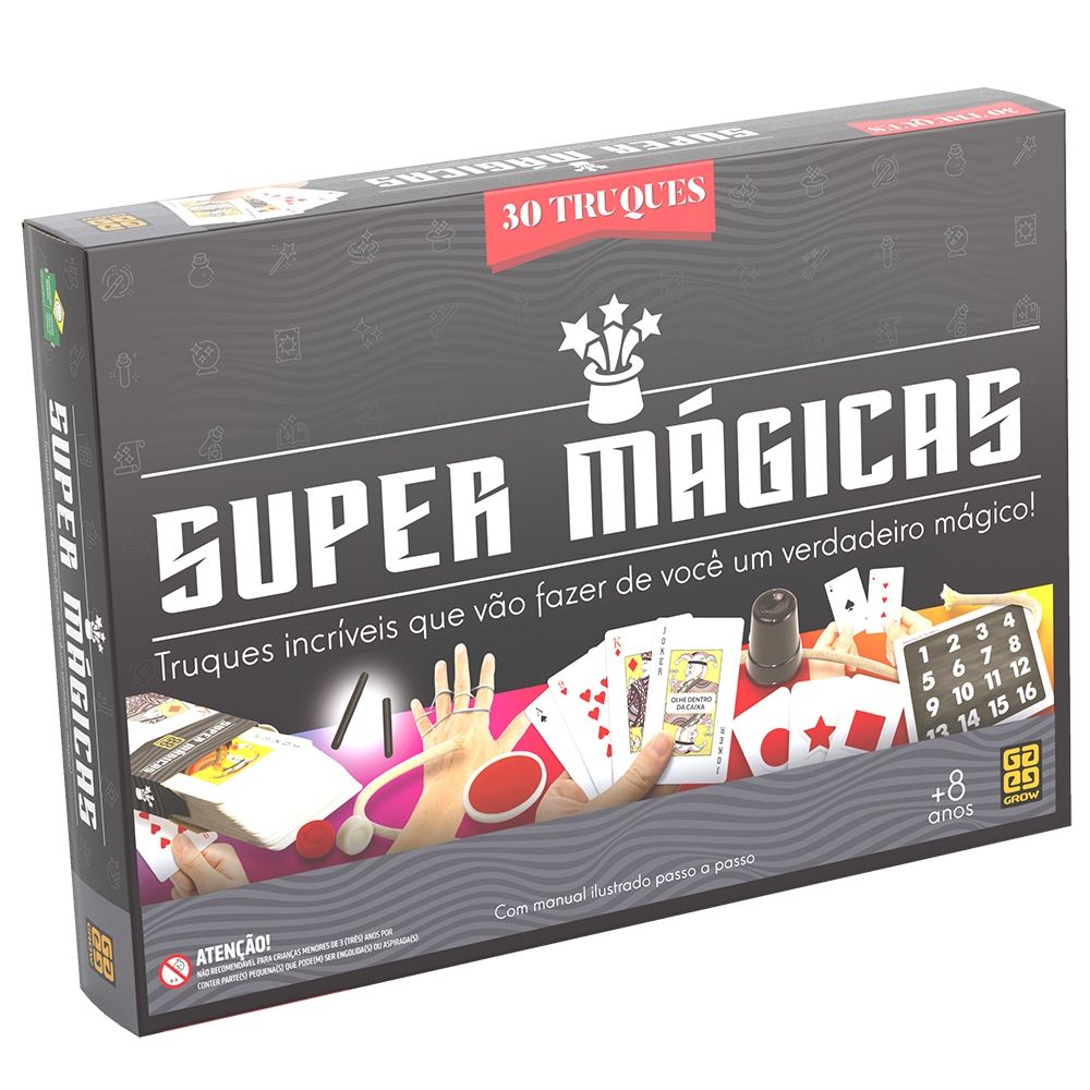 Super Mágicas 30 Truques - Grow em Oferta na Shopee