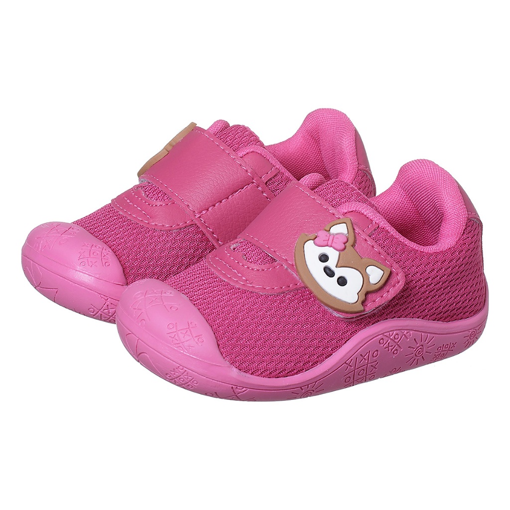 Tênis Meia Bebê Menina Sola Antiderrapante Raposa Pink Kidstep em Oferta na Shopee
