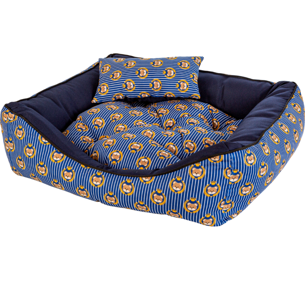 Cama Caminha Pet Cachorro Gato tamanho P, M, G confortável com zíper lavável+almofadinha exclusiva Caminha pet luxo com