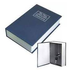 Cofre Camuflado Formato Livro Dicionário 2chaves Porta Joias