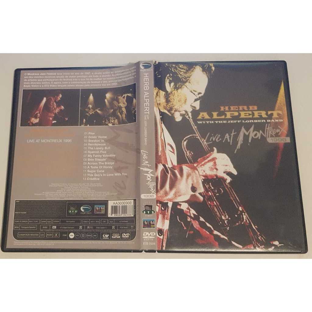 DVD Herb Alpert With The Jeff Lorben Band Live At Montremx 1996