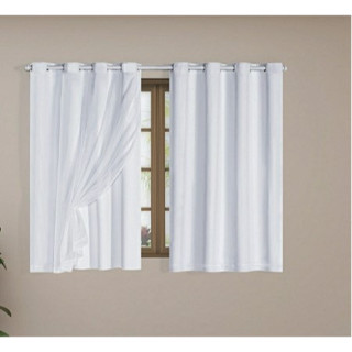 CORTINA BLECAUTE BLACKOUT 2,80 X 1,80 VOIL LISO JANELA PARA SALA/QUARTO/ESCRITÓRIO em Oferta na Shopee
