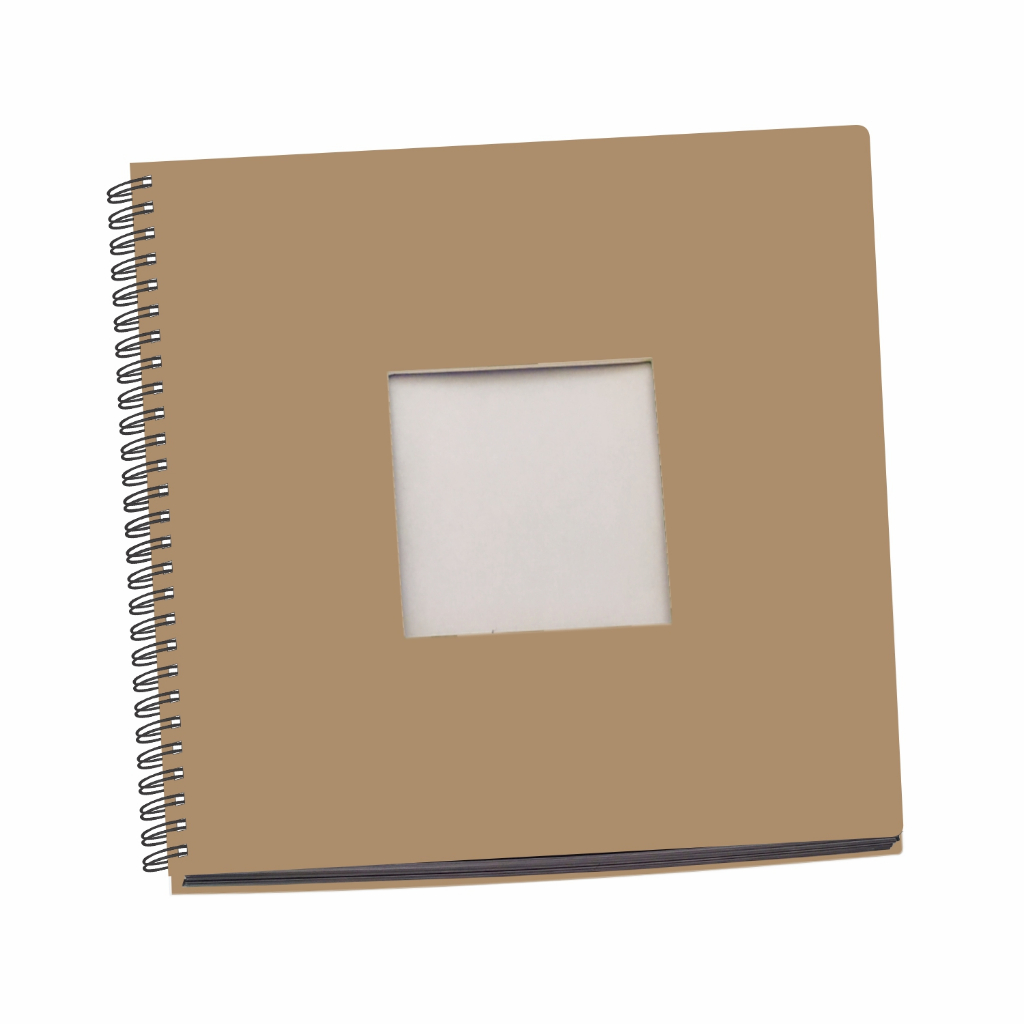 Livro Assinatura Para Decorar Álbum Scrapbook Capa Kraft Grande