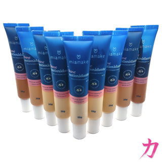 BASE ANTIOXIDANTE COBERTURA MEDIA MULTIFUNCIONAL EFEITO MATTE - MIA MAKE em Oferta na Shopee