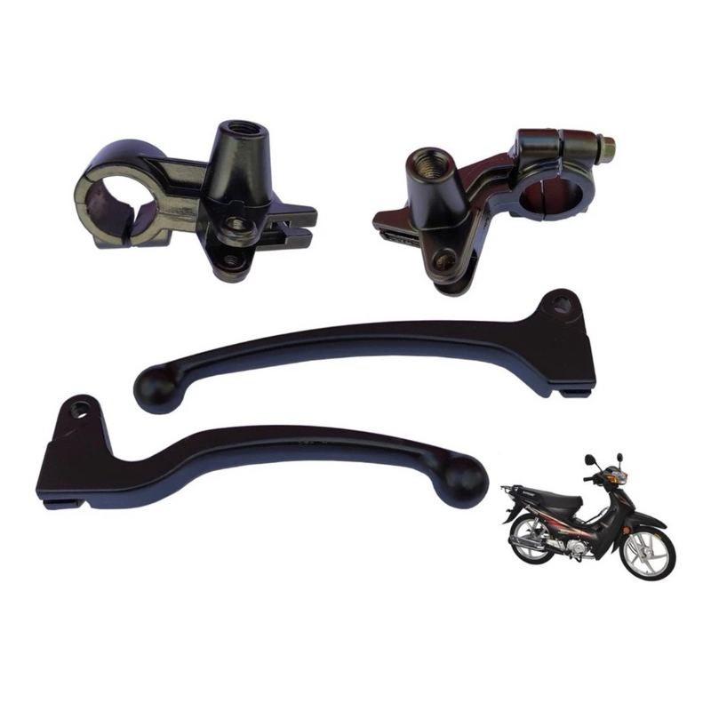 par Manicoto + par manete Shineray Phoenix gold em Oferta na Shopee