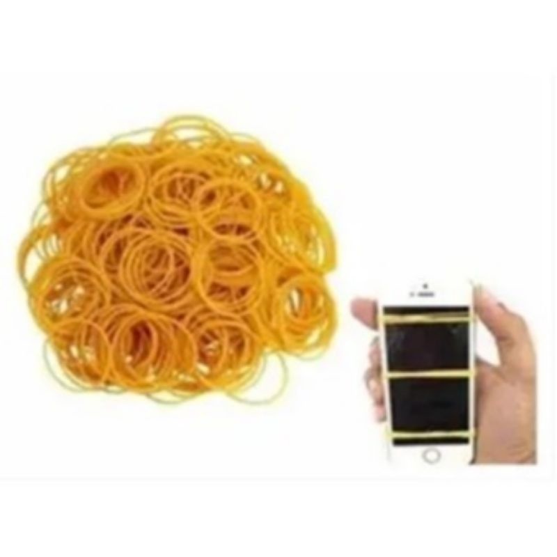 Kit com 200, 400, 600 ou 800 Unidades de Elástico Plástico Silicone Amarelo Para Colagem De Tela Celular Lcd Display Touch