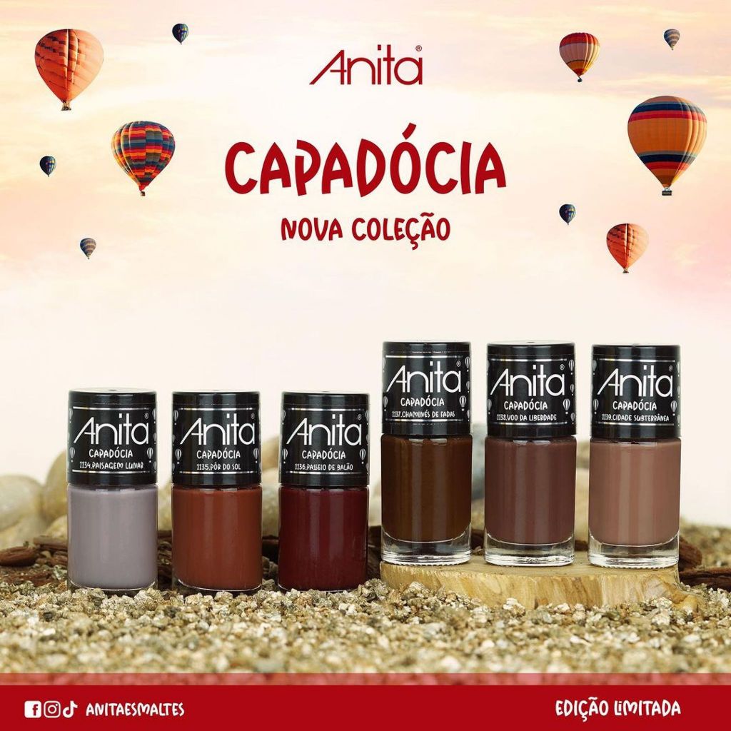 Esmalte Anita Coleção Capadócia 10ml ( Cores ) em Oferta na Shopee
