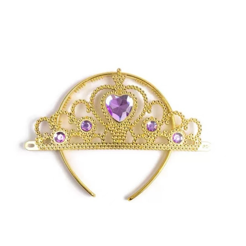 tiara feminina de princesa / coroa de plástico em Oferta na Shopee