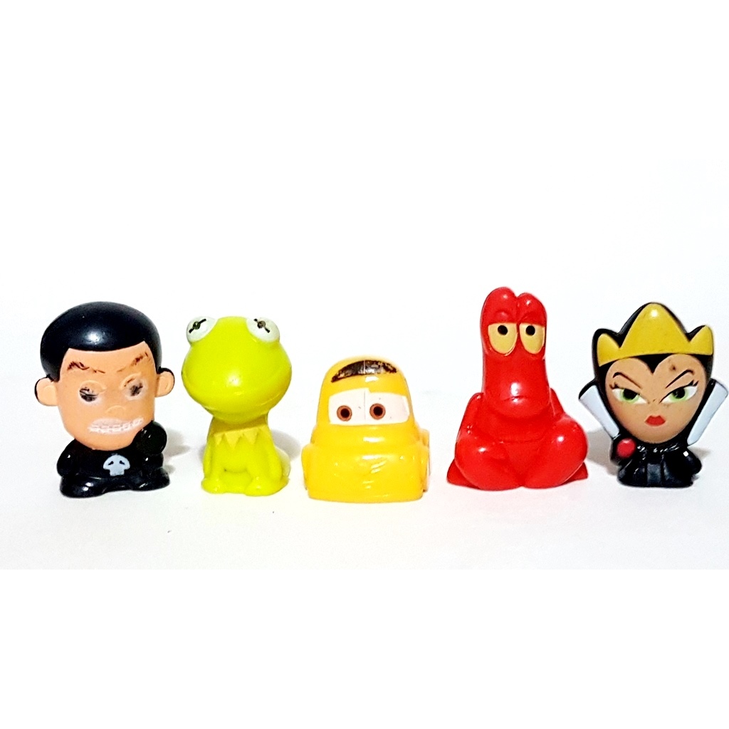 KIT COM 5 GOGOS DISNEY RAINHA MÁ CACO USADO ANTIGO P1