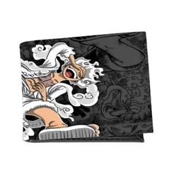 Carteira Porta Documento e Cartões Estampa Anime Luffy Gear Five One Piece