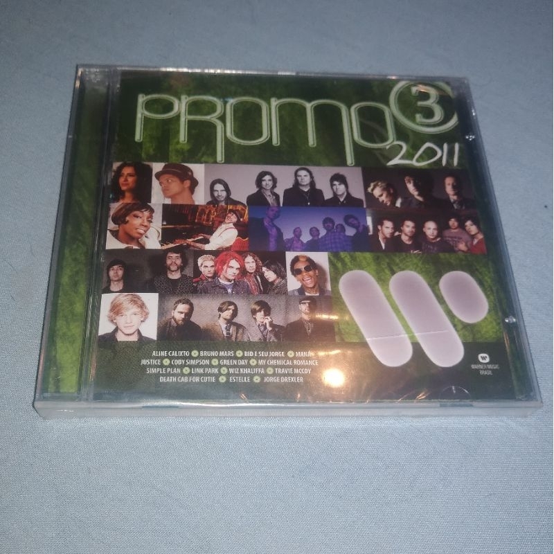CD Promo 3 - 3011 (Promocional) Bruno Mars, Green Day, Linkin Park