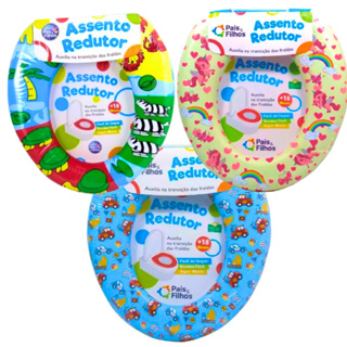 Assento Infantil Redutor Vaso Sanitário Bebês Macio - Pais e Filhos em Oferta na Shopee