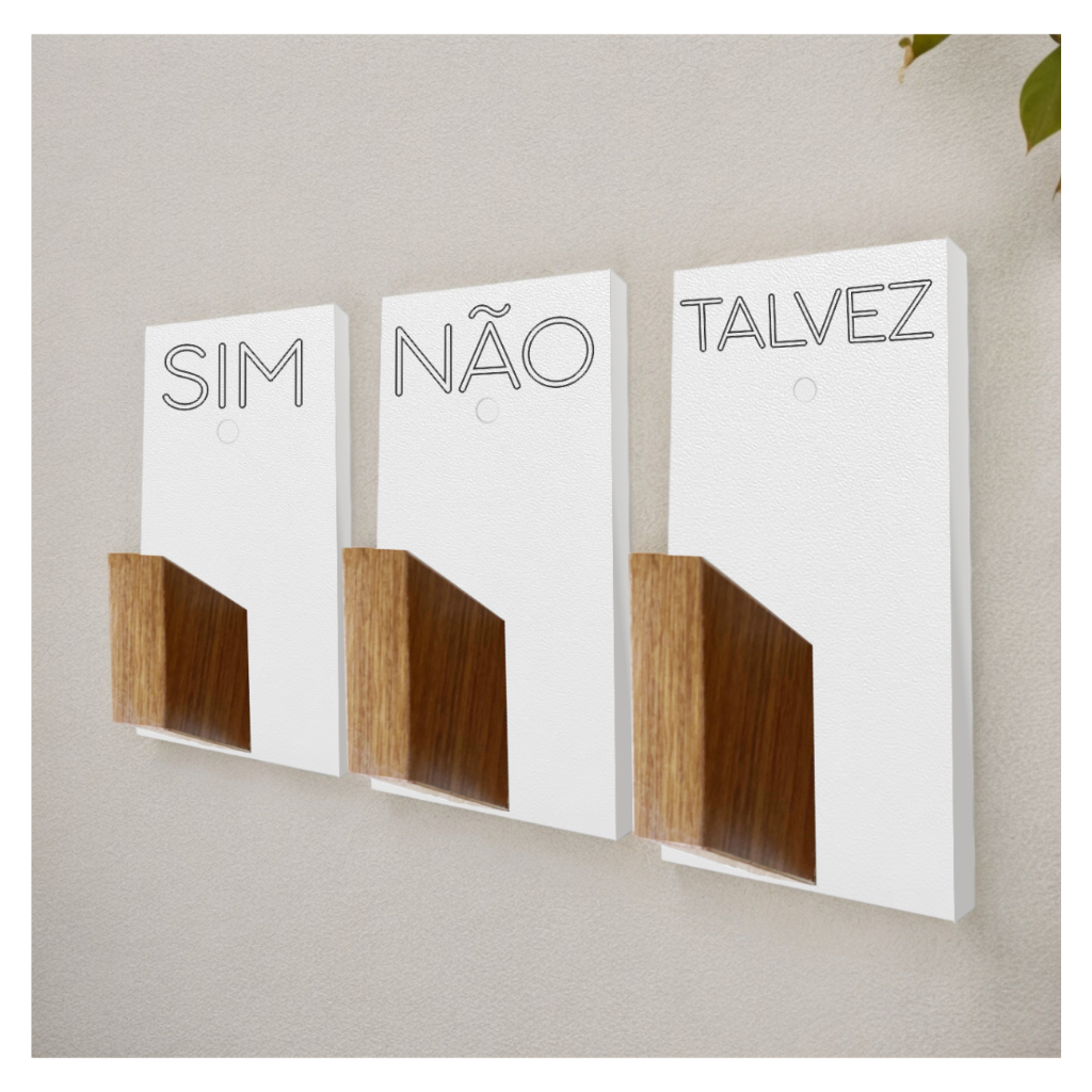 Trio De Ganchos Penduradores Provador Lojas Sim Não Talvez