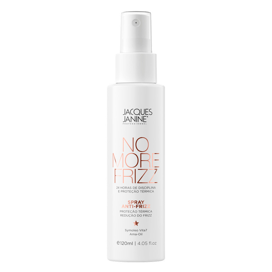 Spray Finalizador Leave-in Jacques Janine No More Frizz Proteção Térmica 120ml em Oferta na Shopee