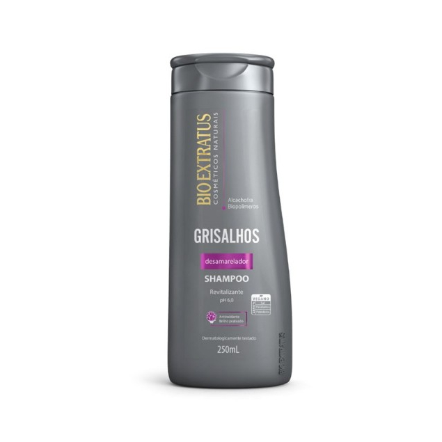 Kit Desamarelador Cabelos Grisalhos Bio Extratus (Shampoo/Máscara/Sérum Finalizador) — imagem 2 de 2