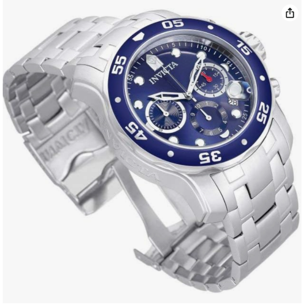 Relógio Masculino de Pulso Invicta Pro Diver 0070 Resistente a Agua 100% Original