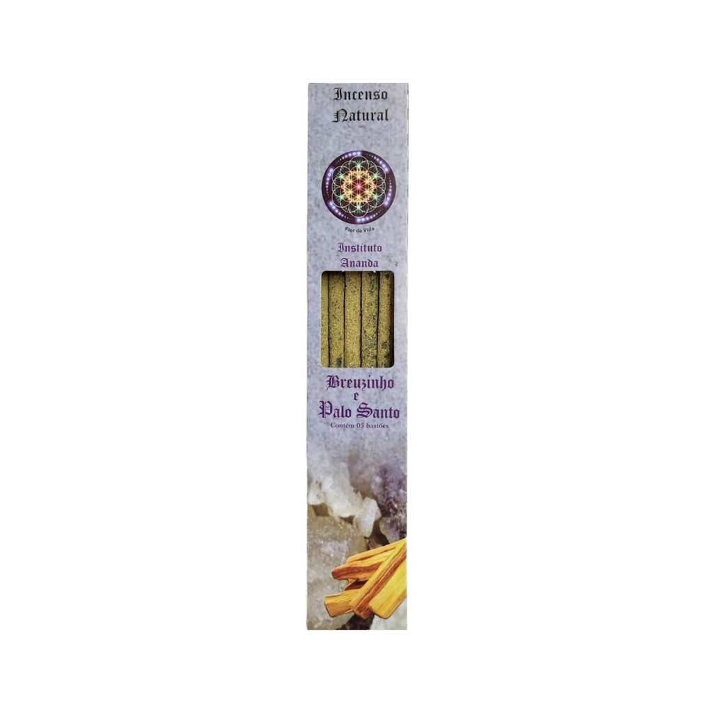 Incenso Artesanal Ananda 100% Natural - Breuzinho e Palo Santo