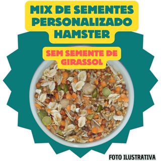 Mix de Sementes PERSONALIZADO para HAMSTER (SEM SEMENTE DE GIRASSOL) em Oferta na Shopee