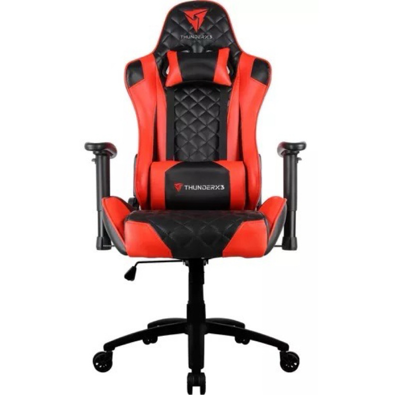 Cadeira De Escritório Gamer Thunderx3 Ergonômica Com Estofamento De Poliuterano