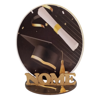 12 Centros de Mesa Formatura Personalizado Lembranças Festa em Oferta na Shopee