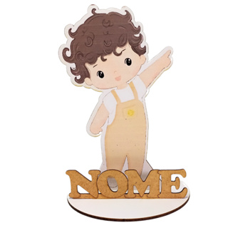 12 Centros de Mesa Menino boneco  Foto Personalizado Lembranças Festa em Oferta na Shopee
