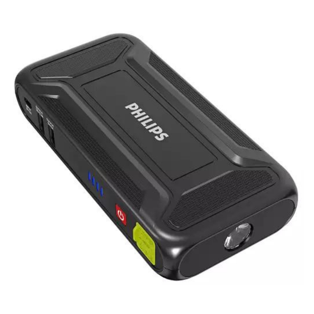Detalhes do Auxiliar de Partida Philips Jump Starter JS3210 Com Lanterna