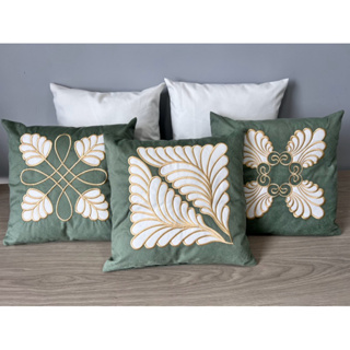 KIT 5 CAPA DE ALMOFADA TECIDO SUEDE BORDADA ALTA QUALIDADE em Oferta na Shopee