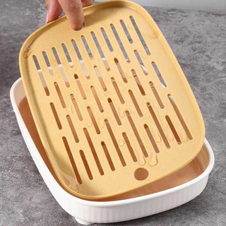 Bandeja Escorredor De Plastico Oval Multiuso