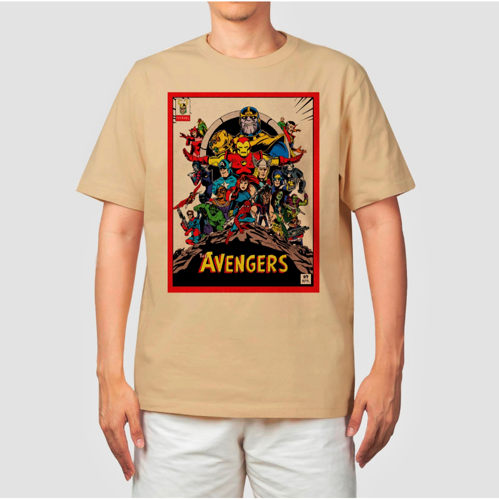 Camiseta camisa Vingadores avengers homem de ferro homem aranha doutor estranho hulk loki thanos thor capitão américa filme anime