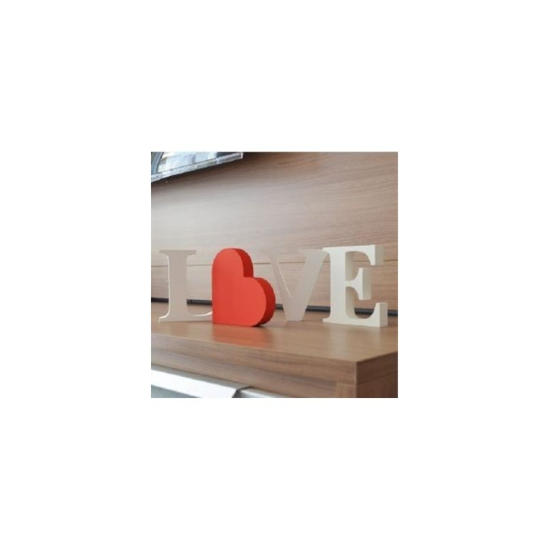 letra de 15 cm MDF de 18 mm pintada (unidade de letra)