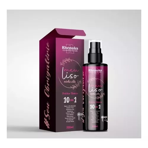 Detalhes do Kit 3 Spray Protetor Térmico 10 Em 1 Meu Liso Minha Vida