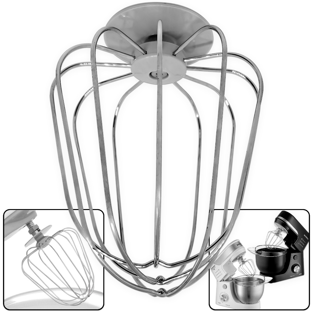 Imagem Batedor Massa Leve Original De Batedeira Planetária Mondial B-48-B-SL, BP-01, BP-02 e BP-03 e BPS