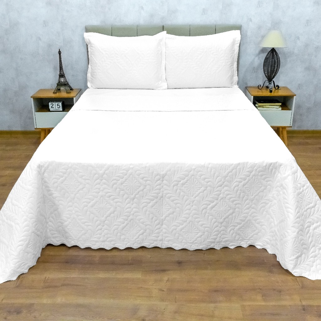 Cobre Leito Colcha Camili Solteiro 2 pçs Matelado Ultrassônico Dupla Face em Oferta na Shopee