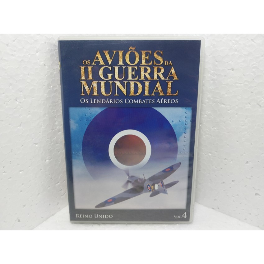 DVD Os aviões da II Guerra Mundial - Os lendários combates aéreos - Vol. 4 Reino Unido (Focus Filmes 2008)