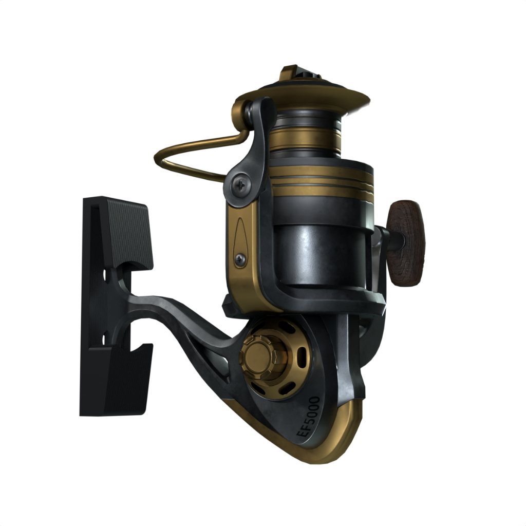 Suporte Fixo Organizador de Parede para Carretel / Molinete de Pesca