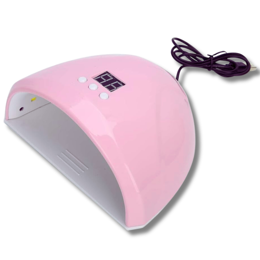 Lâmpada de secagem de unhas 36W, ferramenta de manicure para máquina de endurecimento de unhas moderna, lâmpada de secador de esmalte de gel UV inteligente, secador de esmalte para unhas normais com 12 contas de luz