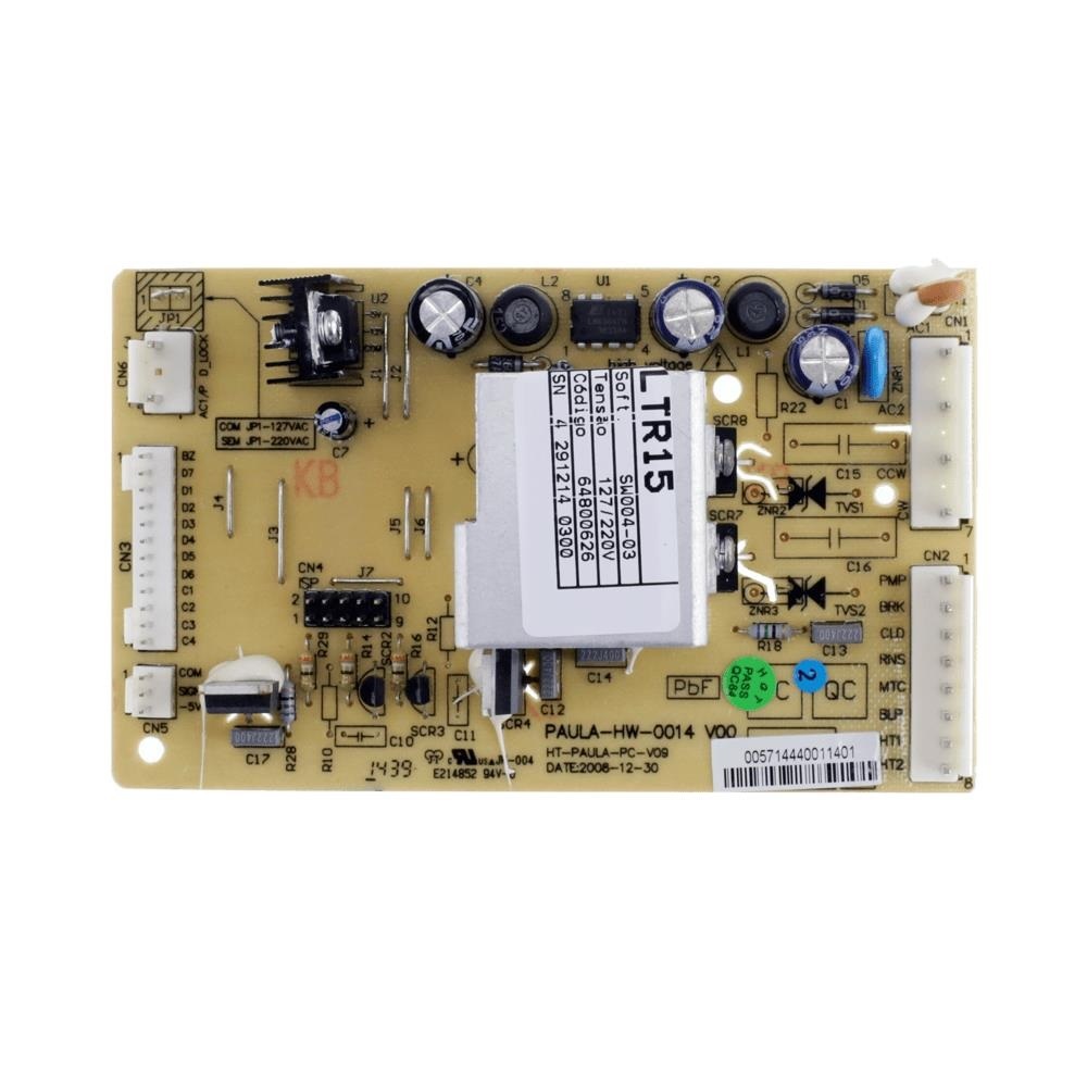 Placa de Potência Lavadora Electrolux LTR15 64800626 Original