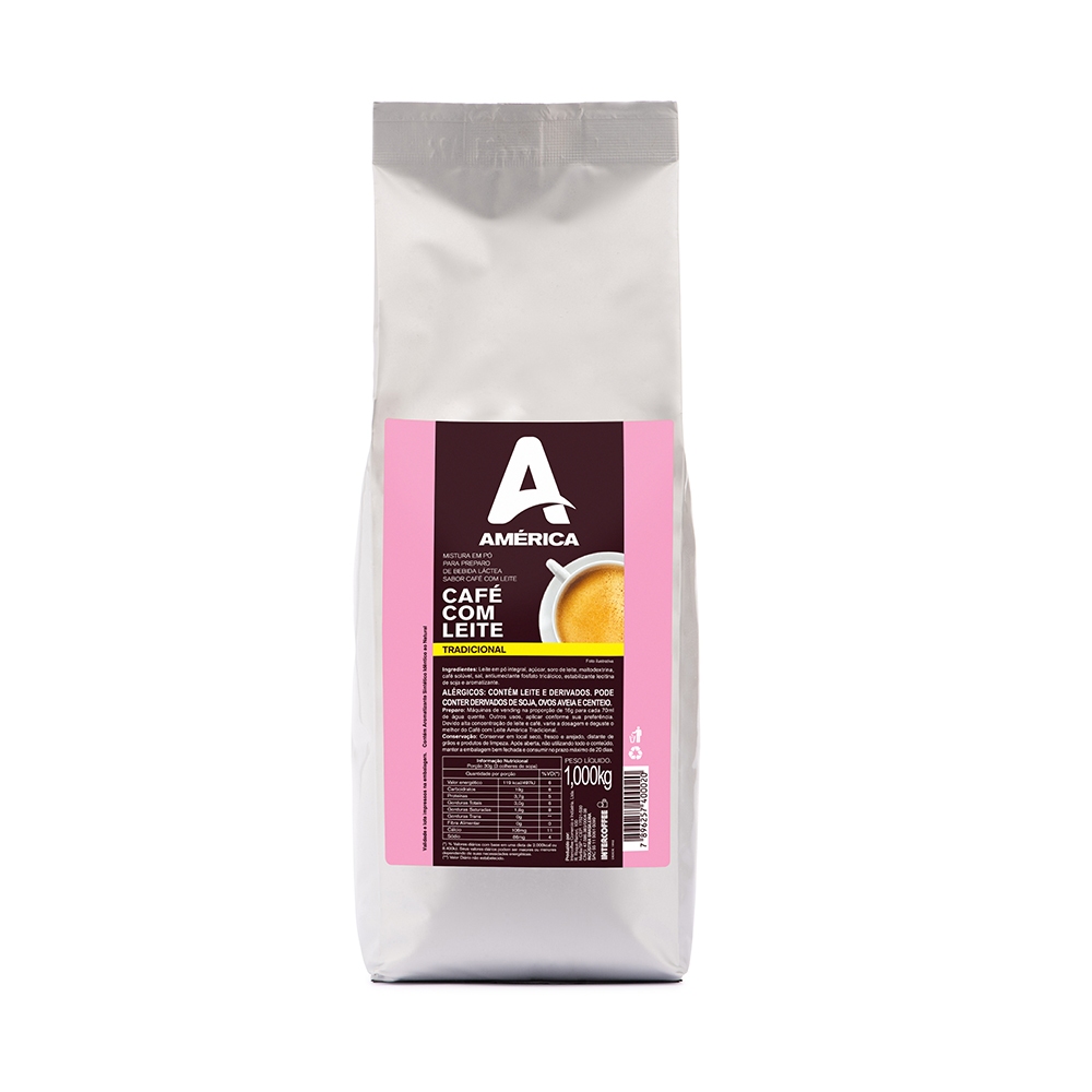 Café com leite América 1kg em Oferta na Shopee