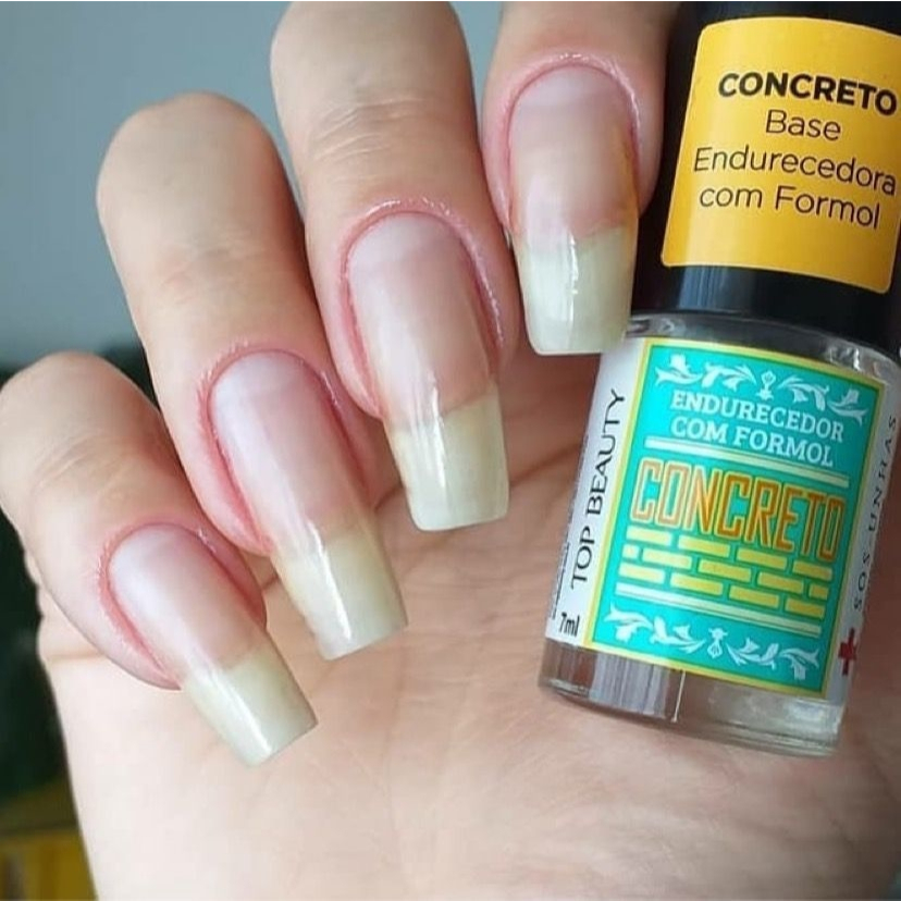 Esmalte Base Poderoso Concreto Endurecedor 7ml para Crescimento das Unhas - Top Beauty