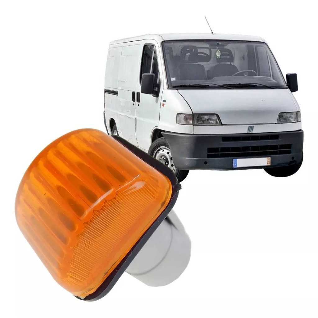 Pisca Seta Lanterna Paralama Ducato 96 97 98 99 00 01 02 03 04 Âmbar Sem Soquete