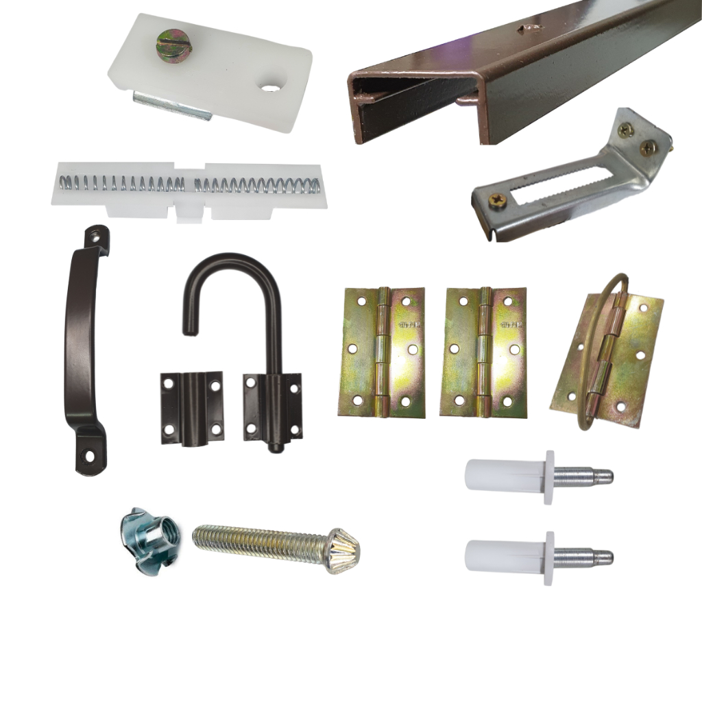 Kit para Porta Camarão Bronze - Completo 1m