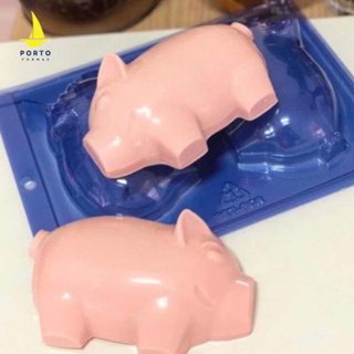 1~5 Forma Porto Com Silicone (3 partes) Para Chocolate PORQUINHO - CÓD P07  (PROMOÇÃO PORTO) em Oferta na Shopee