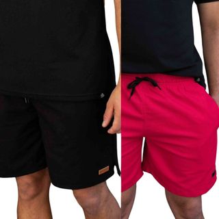 Kit 2 Short Linho Masculino Com Bolso Faca Discreto